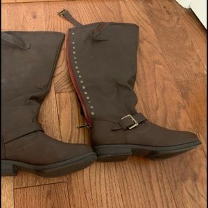 Knee High Warm Boots (wide calf)